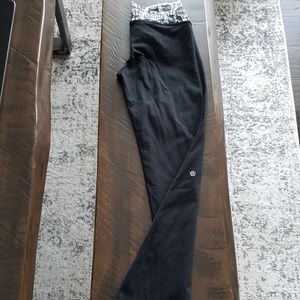 LULULEMON Astro Pant Black White Glacier